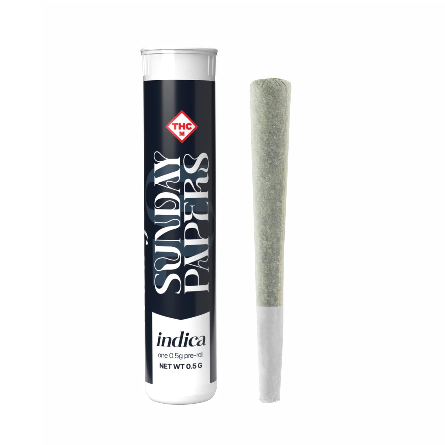 Sunday Papers - 0.5g Preroll - Indica - v1 (2)